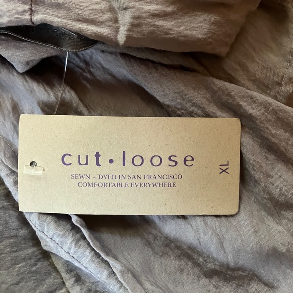 CUT LOOSE Grey Sheer Ruffle Hem Open Front Blazer - Picture 4 of 5